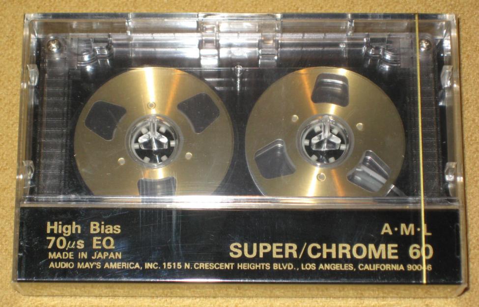 AML SUPER CHROME 90 REEL TO REEL Blank Audio Cassette Tape (Sealed) NOS!  New