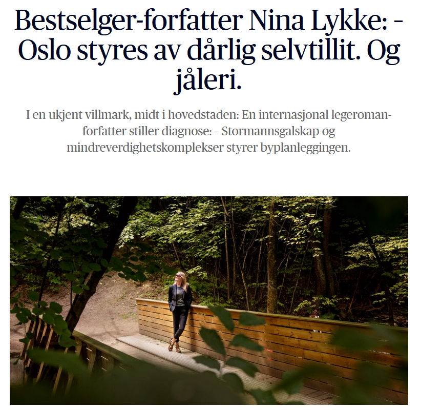 2021-09-05 17_40_34-Bestselger-forfatter Nina Lykke_ – Oslo styres av dårlig selvtillit. Og jå...png