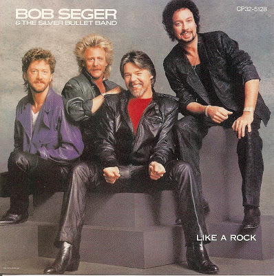 Bob Seger & The Silver Bullet Band - Like a Rock. Capitol Records CP32 5128.png