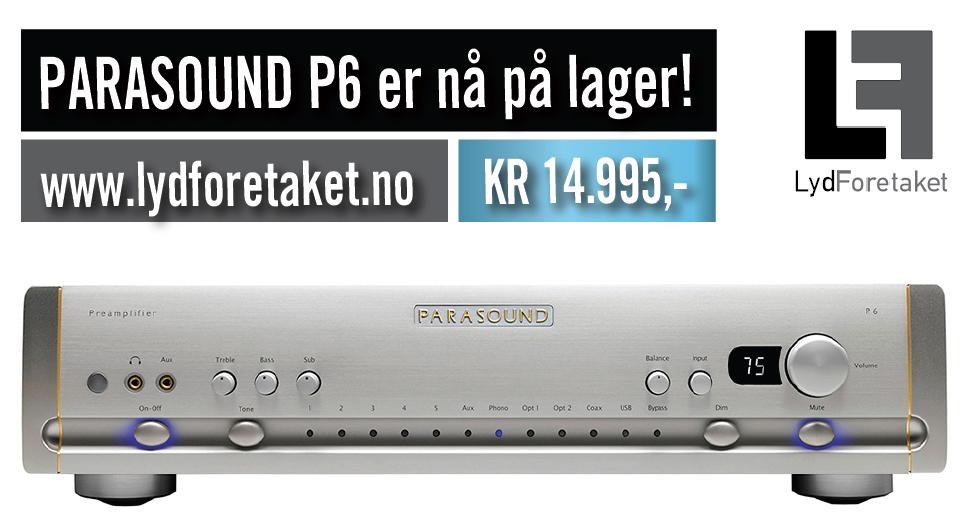 Parasound P6 på lager!