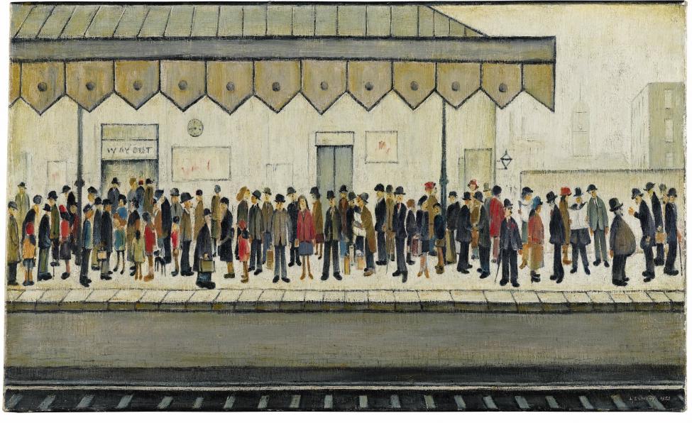 CSLowry The Railway Platform 1952.jpg