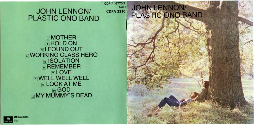 John Lennon - Plastic Ono Band. CDP 7 46770-2.jpg