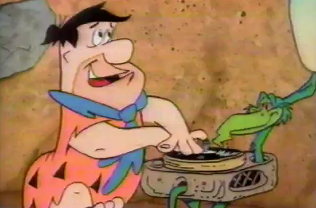 Laser-Time-80s-Rap-Commercials-fred-flinstone-turntable.jpg