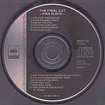 Pink Floyd - The Final Cut. Japan 1st pressing 35DP53.jpg