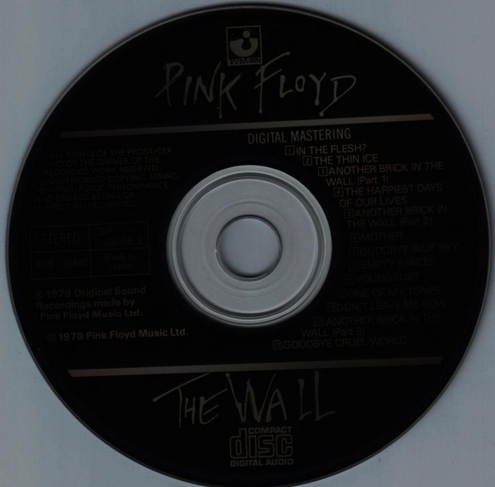 Pink Floyd - The Wall. Japan Harvest CDP 7 460036-2. 1984..jpg