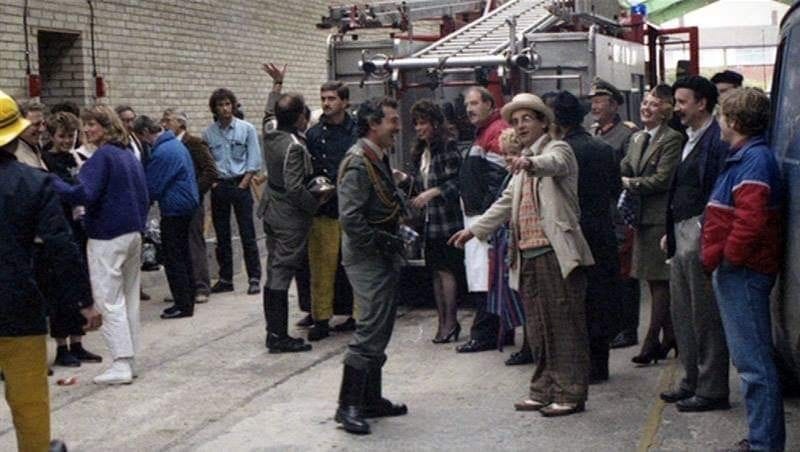 The day a fire alarm brought the casts of Allo Allo and Dr Who together!.jpg