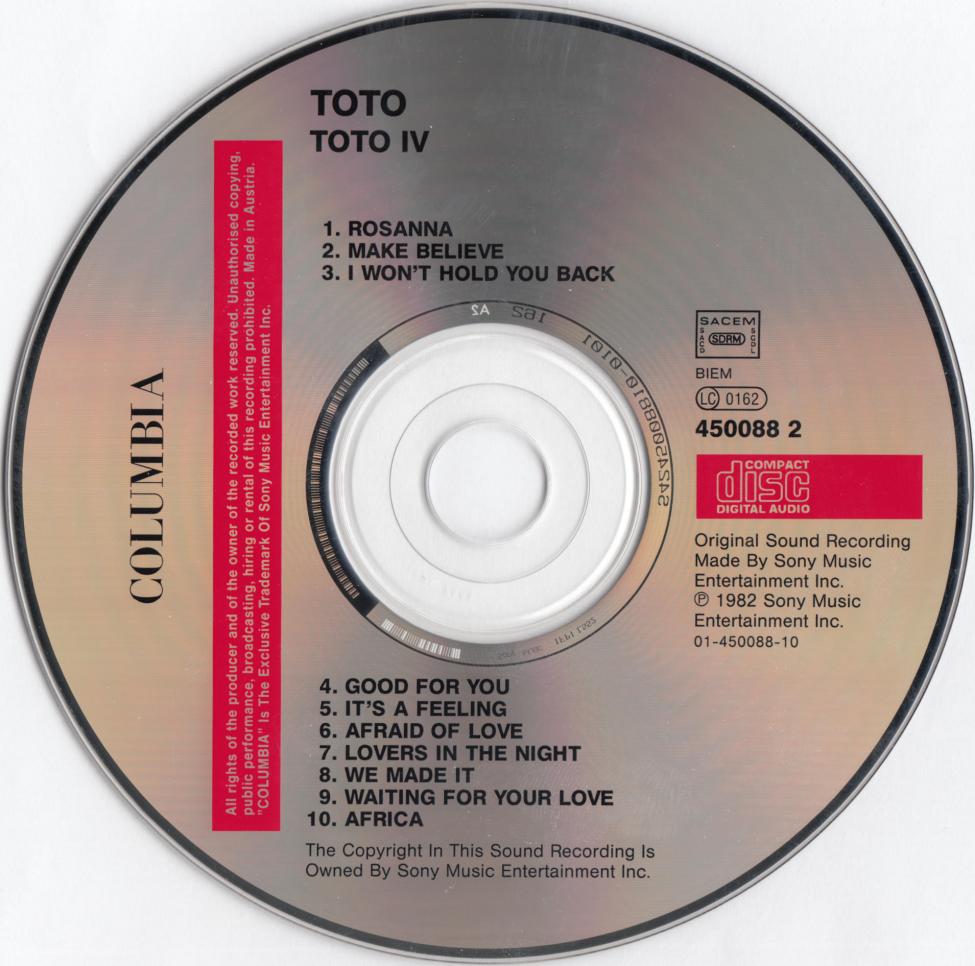 Toto - Toto IV. Columbia 450088-2. 1988.jpg