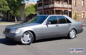 Mercedes S-Klasse W140 Front Left Grey Intra 18 Evo Eibach Clear Indicators View.jpg