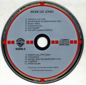 Rickie Lee Jones - Rickie Lee Jones. West German Target 03296.jpg