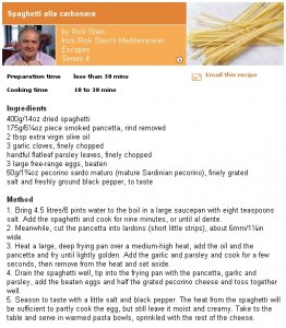 Episode 1 - Pasta with pecorino sardo, pancetta, parsley and eggs (Spaghetti alla carbonara).jpg