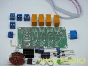 stereo audio channel input selector board kit, with 12Vdc supply .jpg